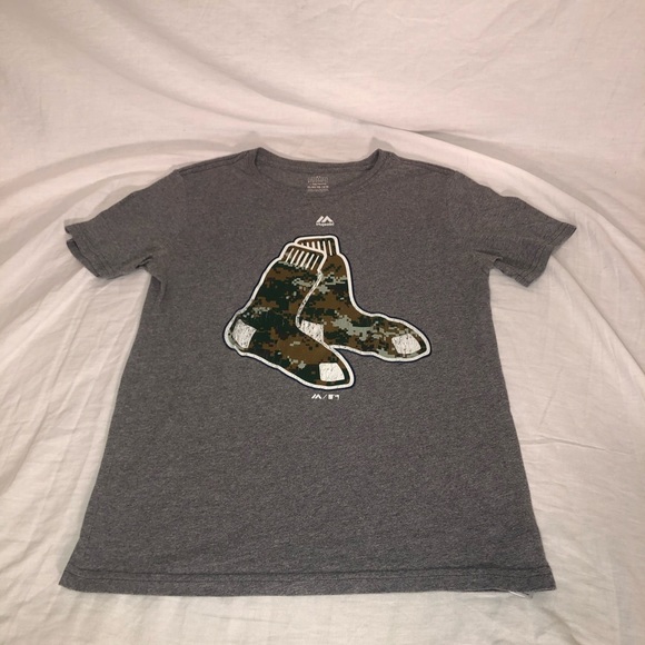 Majestic Other - Men’s Majestic Boston Red Sox Graphic Logo Short Sleeve T-Shirt Size Small Gray